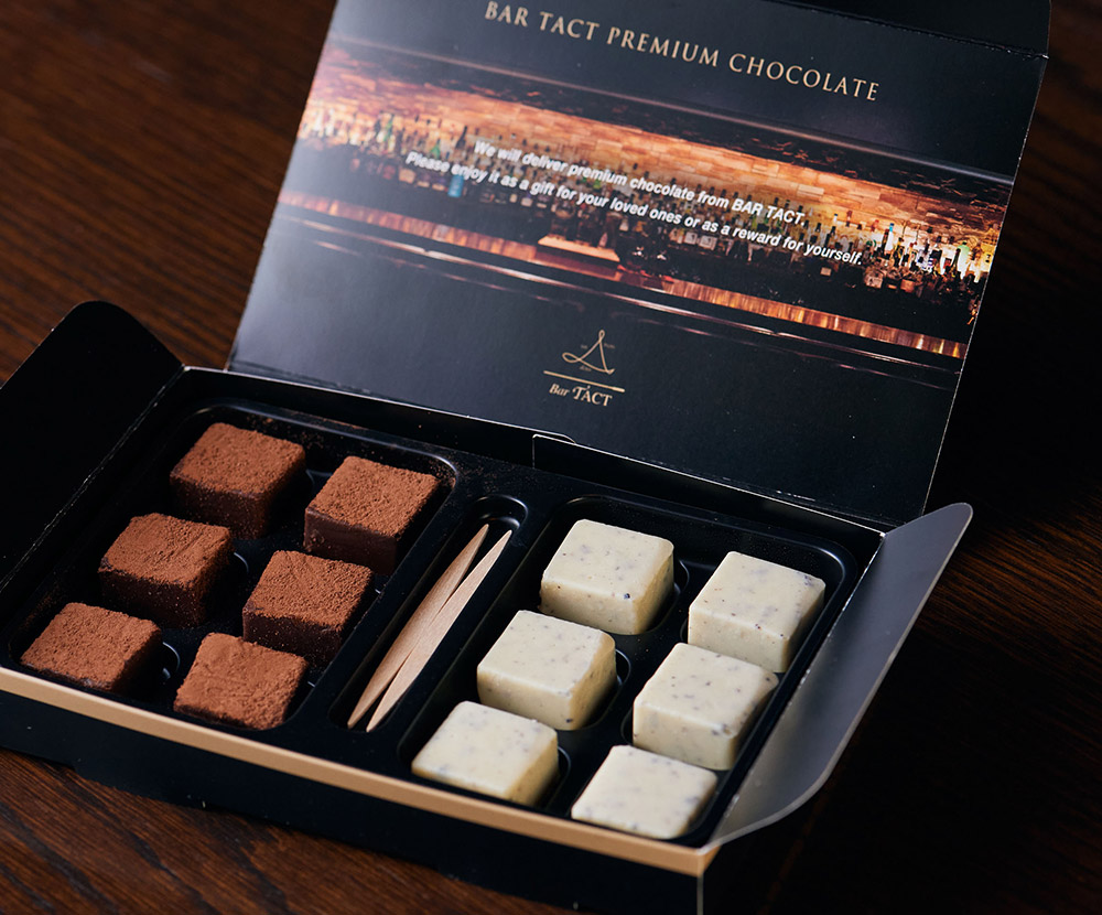 自家製生チョコレート箱入り